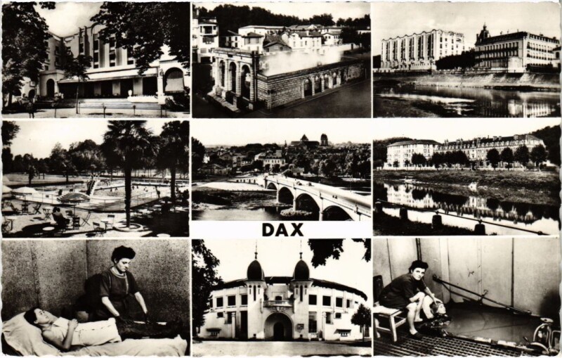 Carte postale ancienne Dax souvenir