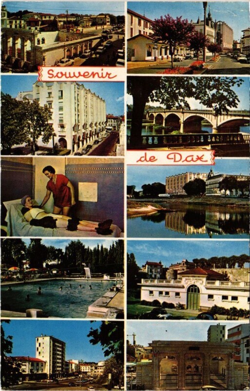 Carte postale ancienne Dax souvenir
