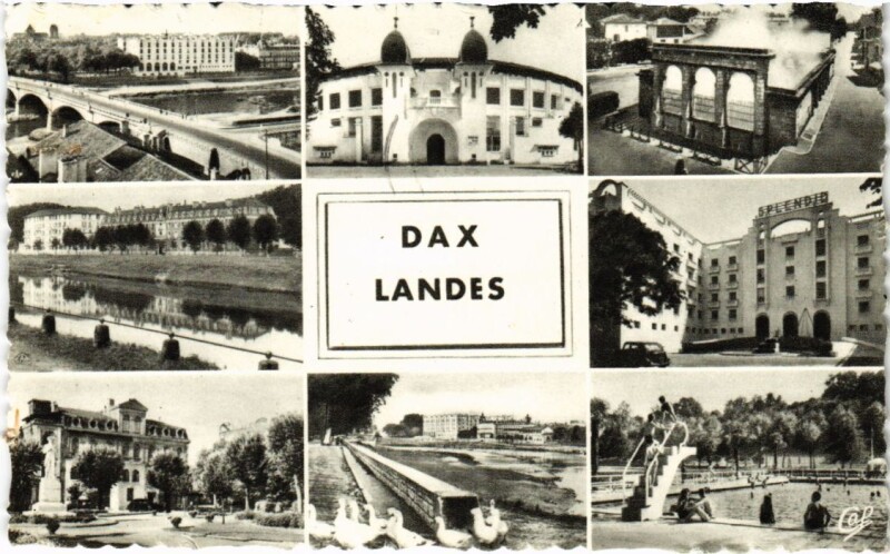 Carte postale ancienne Dax souvenir