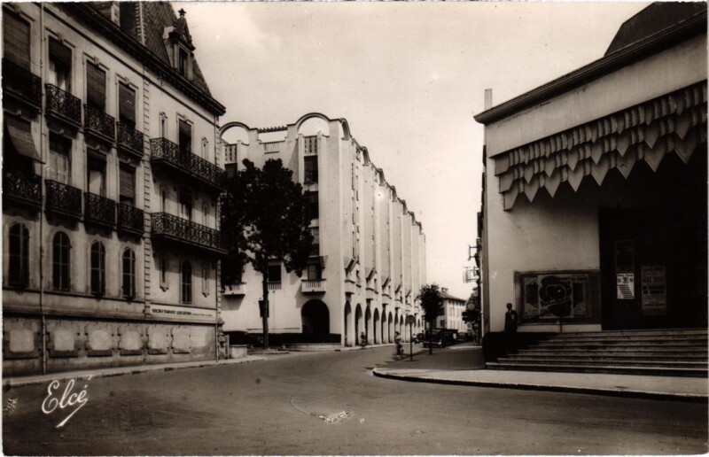 Carte postale ancienne Dax L'Atrium et le Splendid