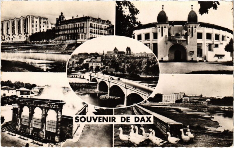 Carte postale ancienne Dax souvenir
