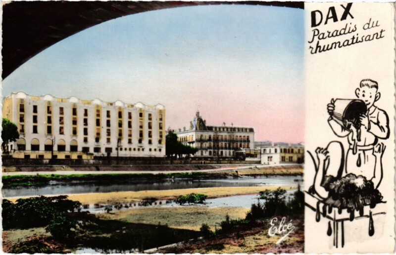 Carte postale ancienne Dax souvenir