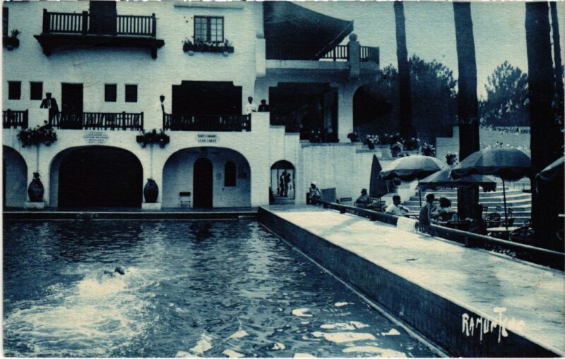 Carte postale ancienne Hossegor Piscine du sporting