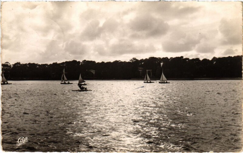 Carte postale ancienne Hossegor Le Lac