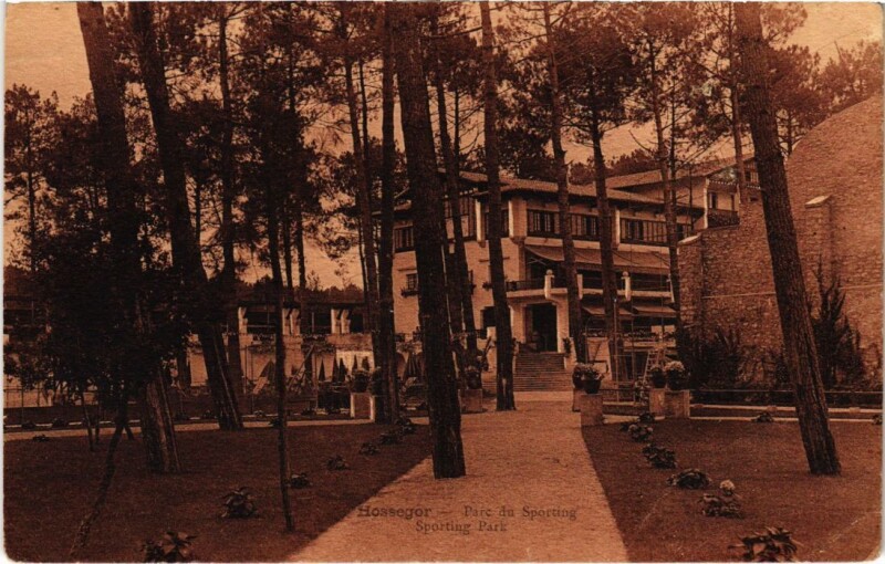 Carte postale ancienne Hossegor Parc du Sporting
