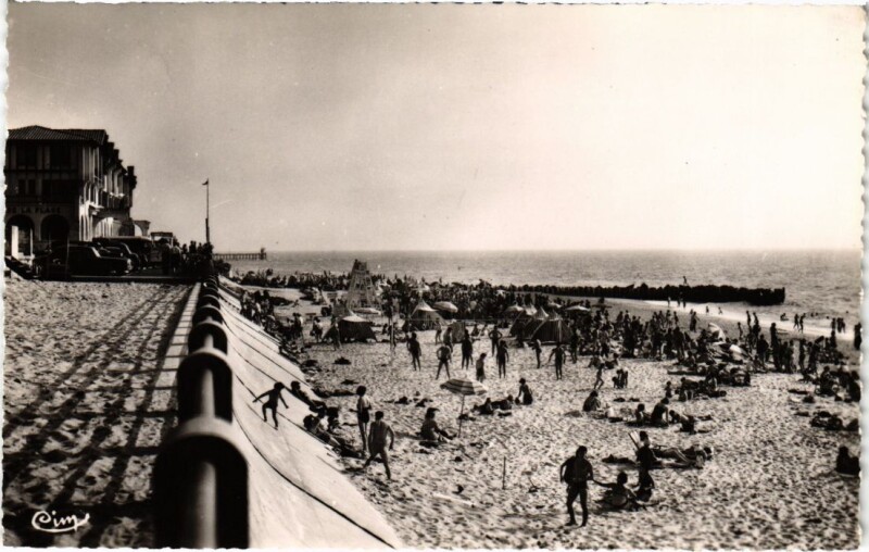 Carte postale ancienne Hossegor Plage a la Mer
