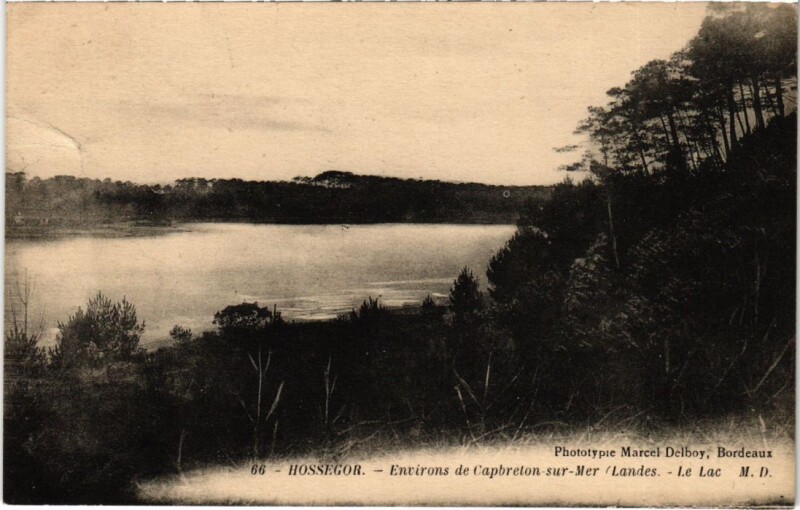 Carte postale ancienne Hossegor Le Lac