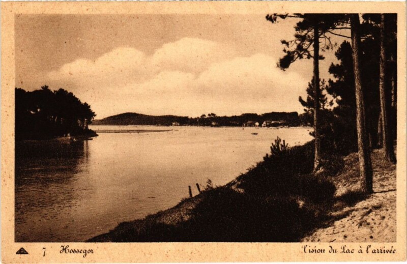 Carte postale ancienne Hossegor Le Lac