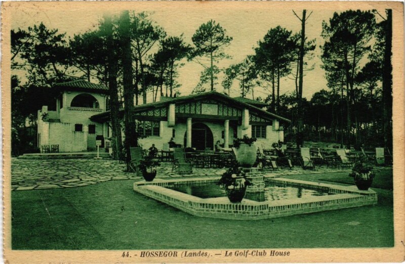 Carte postale ancienne Hossegor souvenir