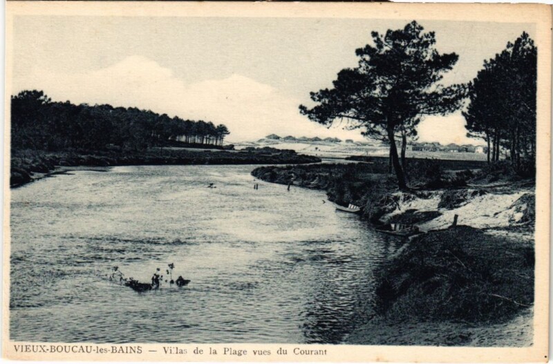 Carte postale ancienne Boucau les Bains Villas de la Plage