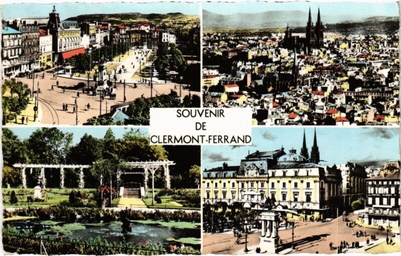 Carte postale ancienne Souvenir de Clermont-Ferrand France à Clermont-Ferrand