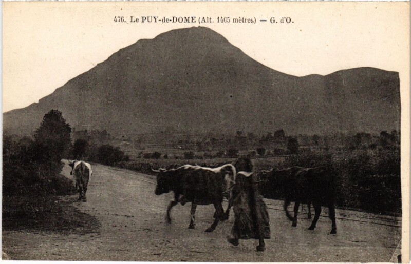 Carte postale ancienne Le Puy de Dome France