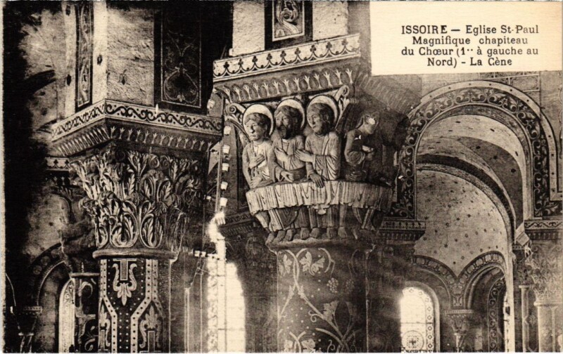 Carte postale ancienne Issoire Eglise St.Paul France à Issoire