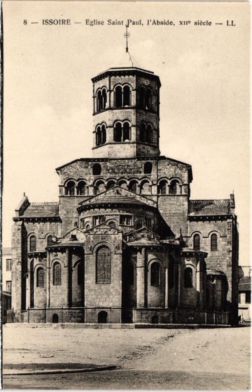 Carte postale ancienne Issoire Eglise Saint-Paul, l'Abside France à Issoire