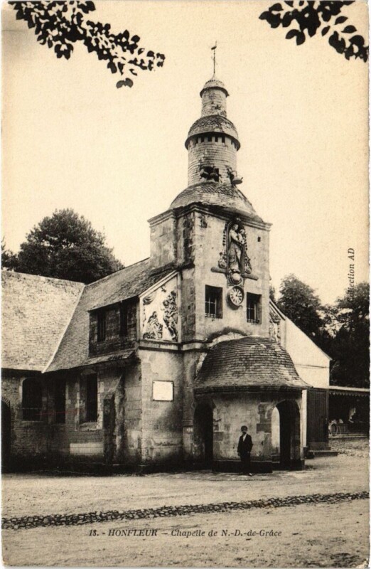 Carte postale ancienne Honfleur Chapelle de Notre-Dame de Grace France à Honfleur