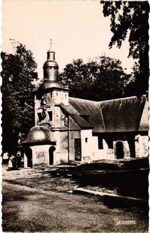 Carte postale ancienne Honfleur La Chapelle de Notre-Dame de Grace France à Honfleur