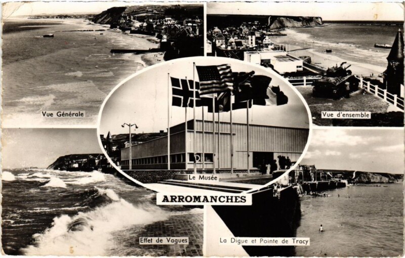 Carte postale ancienne Arromanches-les-Bains Souvenir France à Arromanches-les-Bains