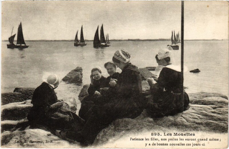 Carte postale ancienne Les Monettes - Femmes - Types
