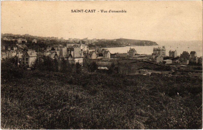 Carte postale ancienne Saint-Cast Vue d'Ensemble