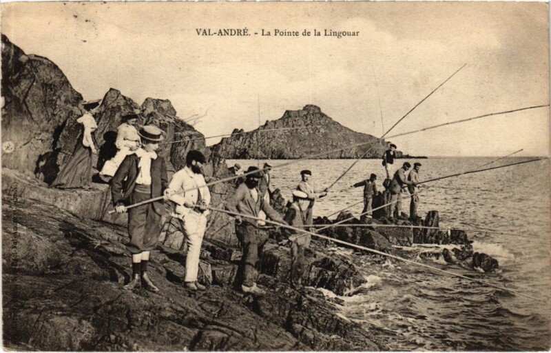 Carte postale ancienne Val-Andre La Pointe de la Lingouar