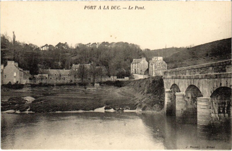 Carte postale ancienne Port-a-la-Duc Le Pont des Buis
