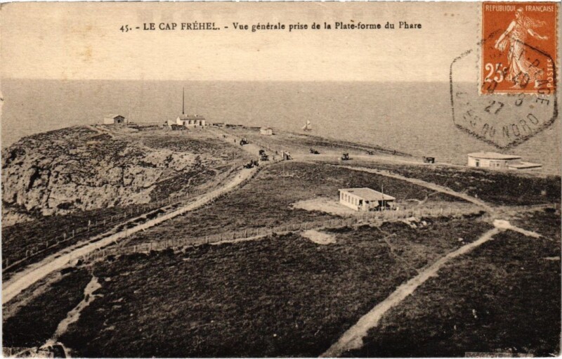 Carte postale ancienne Cap Frehel Vue Generale prise de la Plate-Forme du Phare