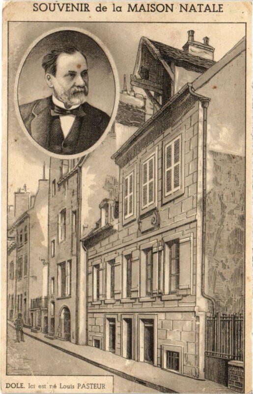 Carte postale ancienne Dole souvenir