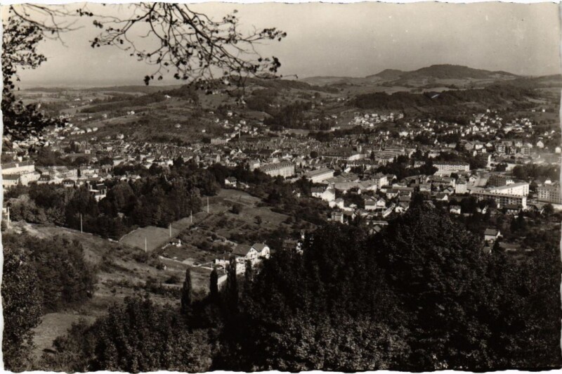 Carte postale ancienne Lons le Saunier vue generale à Lons-le-Saunier