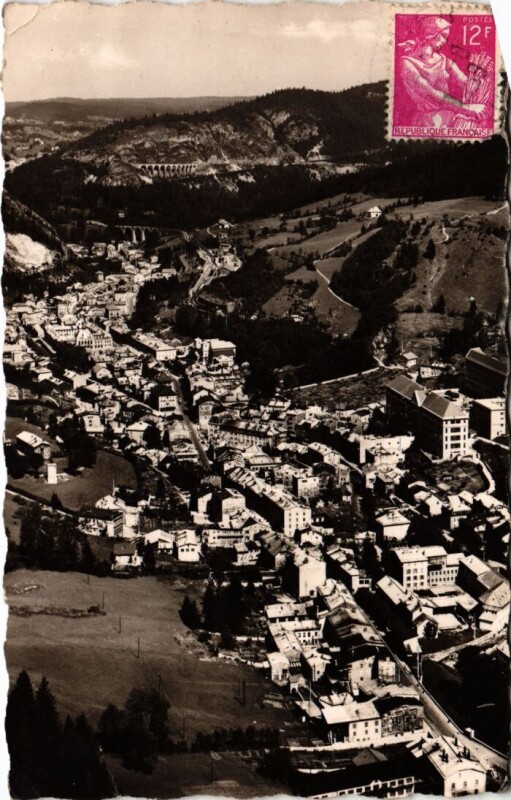 Carte postale ancienne Morez vue generale