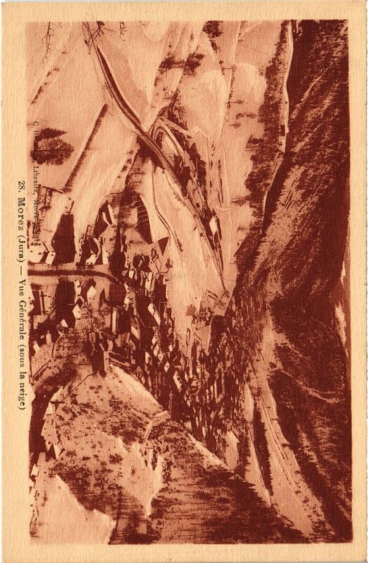 Carte postale ancienne Morez vue generale