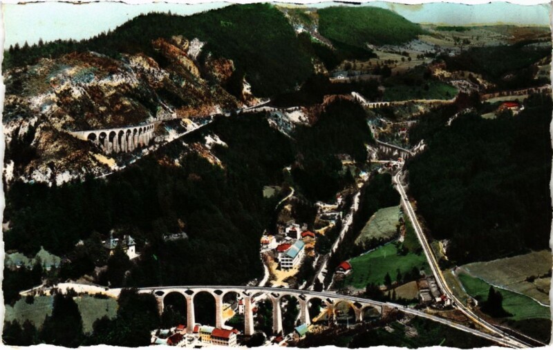 Carte postale ancienne La Franche-Comté Pittoresque à Hauts de Bienne