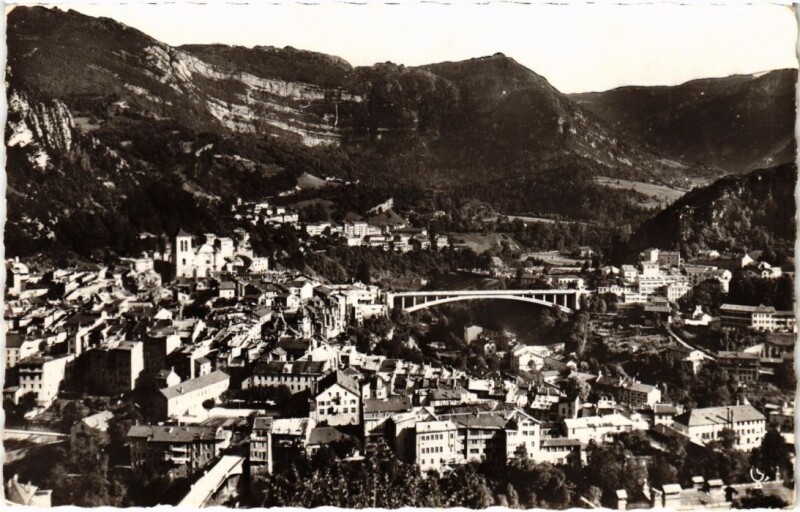 Carte postale ancienne Saint Claude vue generale à Saint-Claude