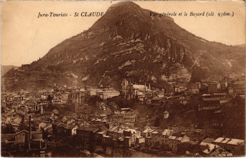 Carte postale ancienne Saint Claude vue generale à Saint-Claude
