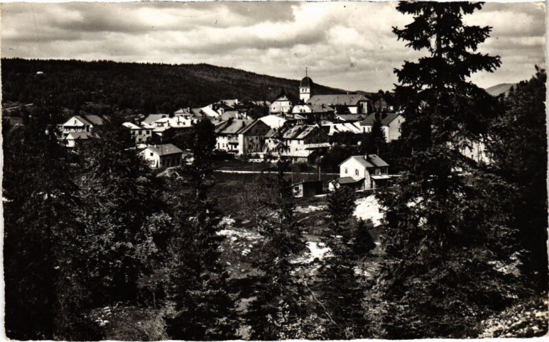 Carte postale ancienne Les Rousses vue generale aux Rousses