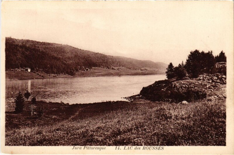 Carte postale ancienne Lac de Rousses