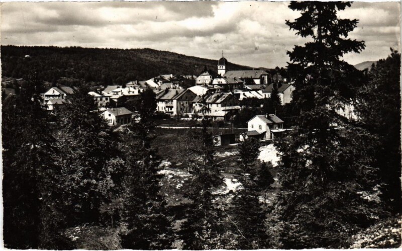 Carte postale ancienne Les Rousses vue generale aux Rousses