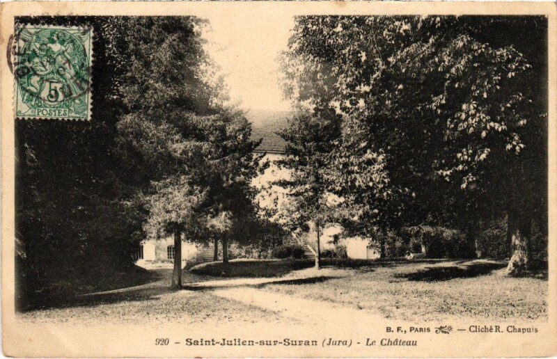 Carte postale ancienne St Julien sur Suran Le Chateau