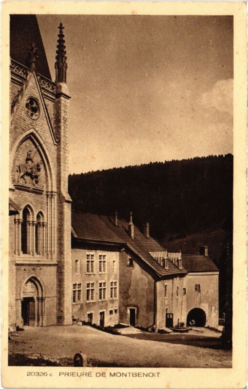 Carte postale ancienne Prieure de Montbenoit