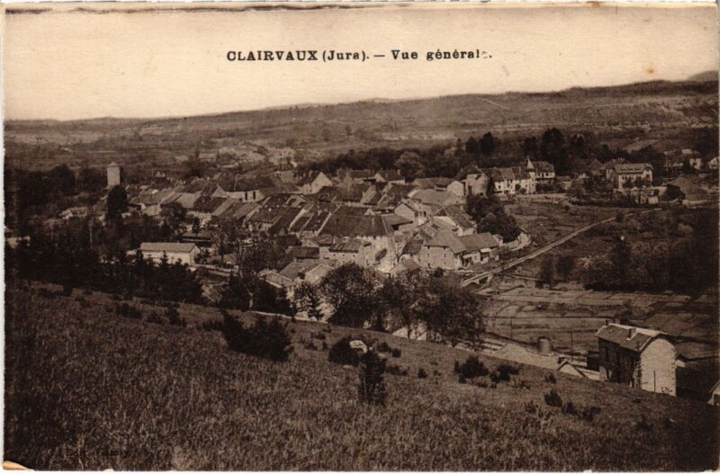 Carte postale ancienne Clairvaux vue generale