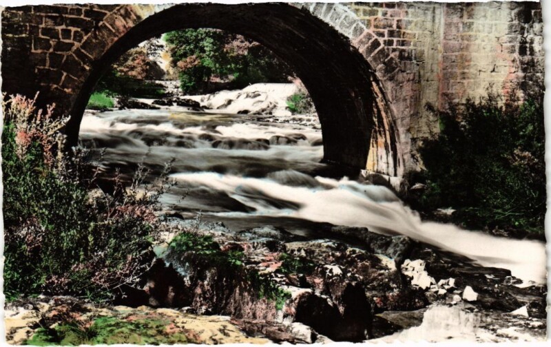 Carte postale ancienne Le Pont de Syam, L'Ain
