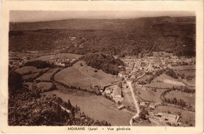 Carte postale ancienne Moirans vue generale