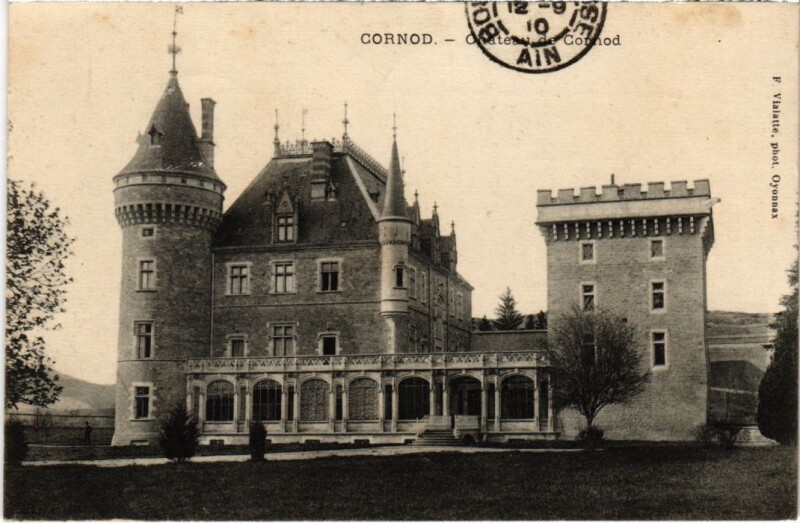 Carte postale ancienne Cornod Chateau de Cornod à Cornod