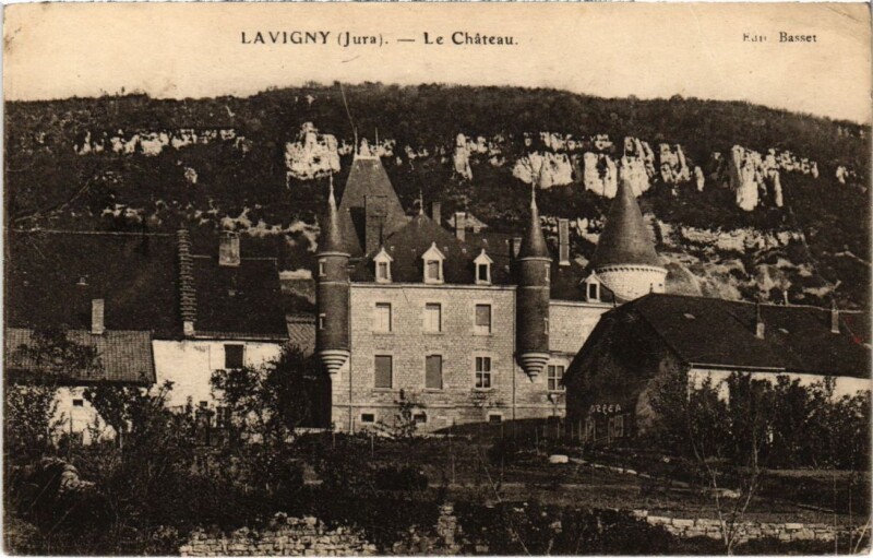 Carte postale ancienne Lavigny Le Chateau à Lavigny