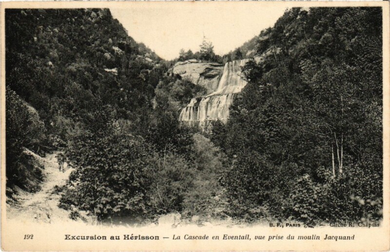 Carte postale ancienne La Cascade en Eventail