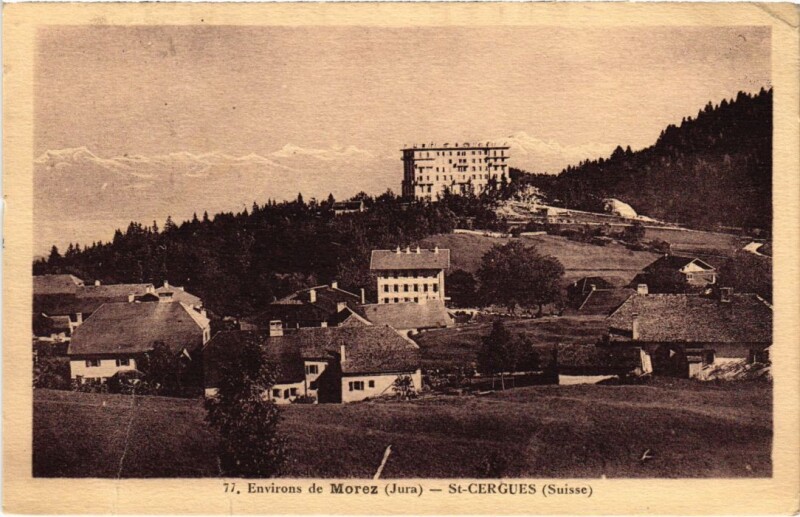 Carte postale ancienne St Cergues