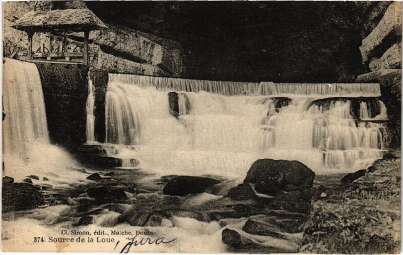 Carte postale ancienne Source de la Loue