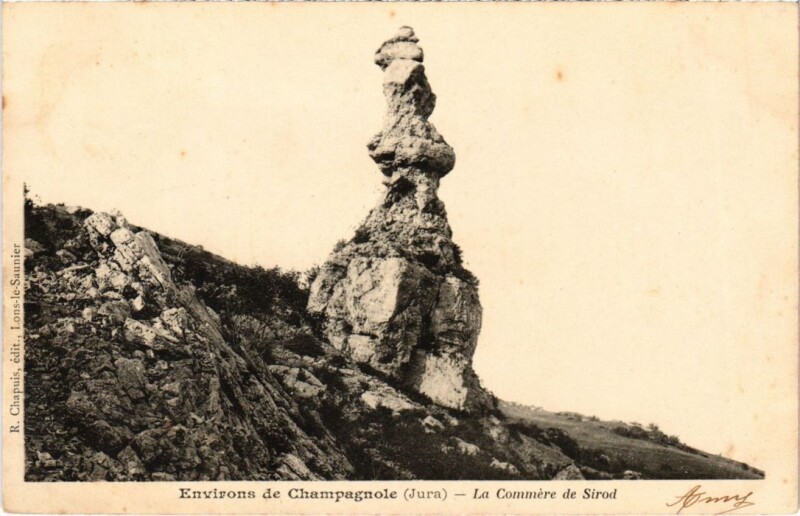 Carte postale ancienne La Commere de Sirod à Sirod