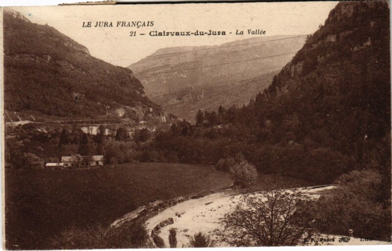Carte postale ancienne Clairvaux La Vallee