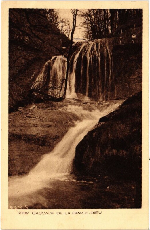 Carte postale ancienne Cascade de la Grace Dieu