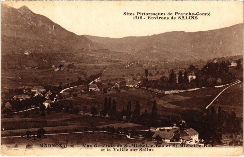 Carte postale ancienne Marnoz vue generale à Marnoz